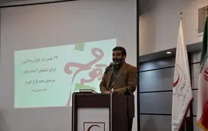 تصویر شاخص حسین یکتا در سازمان داوطلبان هلال احمر