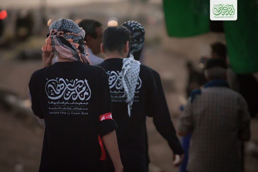 موکب امام رضایی‌ها در عمود ۴۴۷